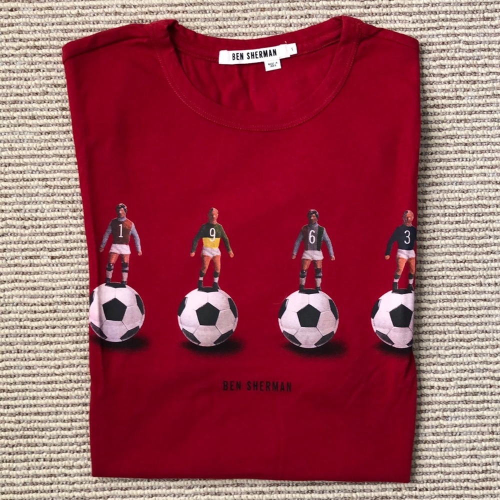 NEW. Red Ben Sherman T-shirt